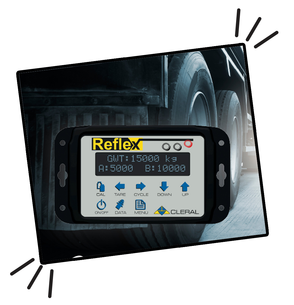 image balance - On-board scale system for heavy vehicles